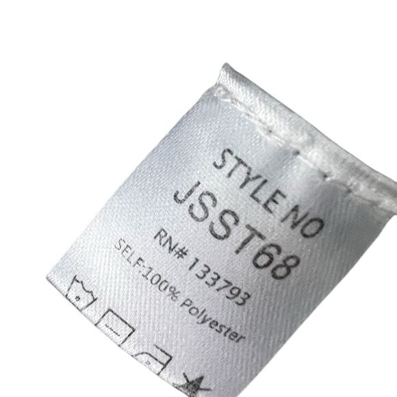 POL open weave, oversized crew neck, cropped sleeveless sweater, women's size S - Picture 9 of 9